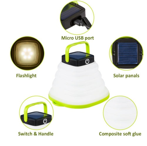 Lampe de camping solaire & étanche