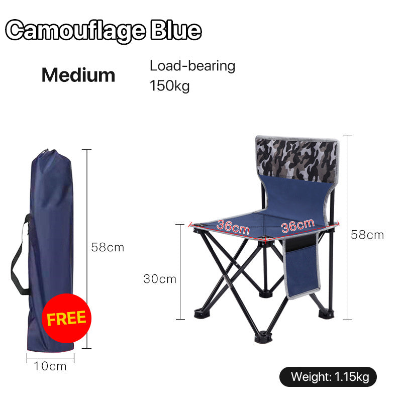 Chaise de camping pliante