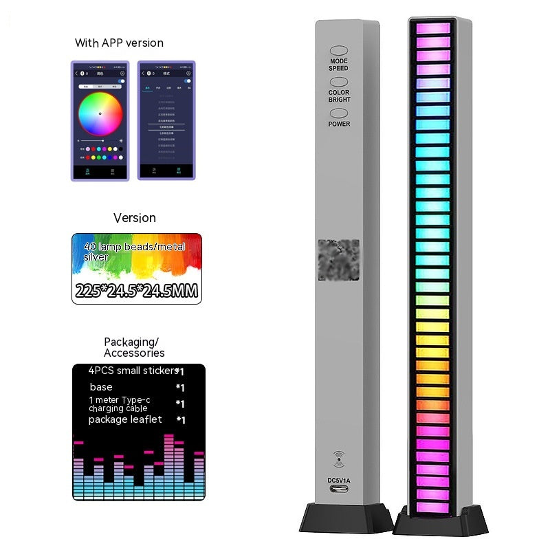 Barre lumineuse Led de contrôle du son